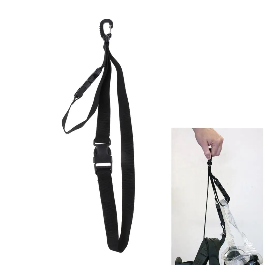 Scuba Diving Diver Swim Fin Mask Keeper Strap Loop & Quick Release Buckle