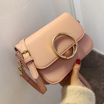 

Solid color Square Crossbody bag 2020 Fashion New Quality PU Leather Women's Designer Handbag Cute Lady Shoulder Messenger Bag