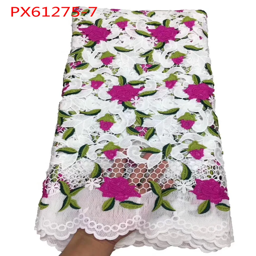 High quality On sale Wholesale red embroidery cord lace Dress Girl Elegant Lace Party - Цвет: 7