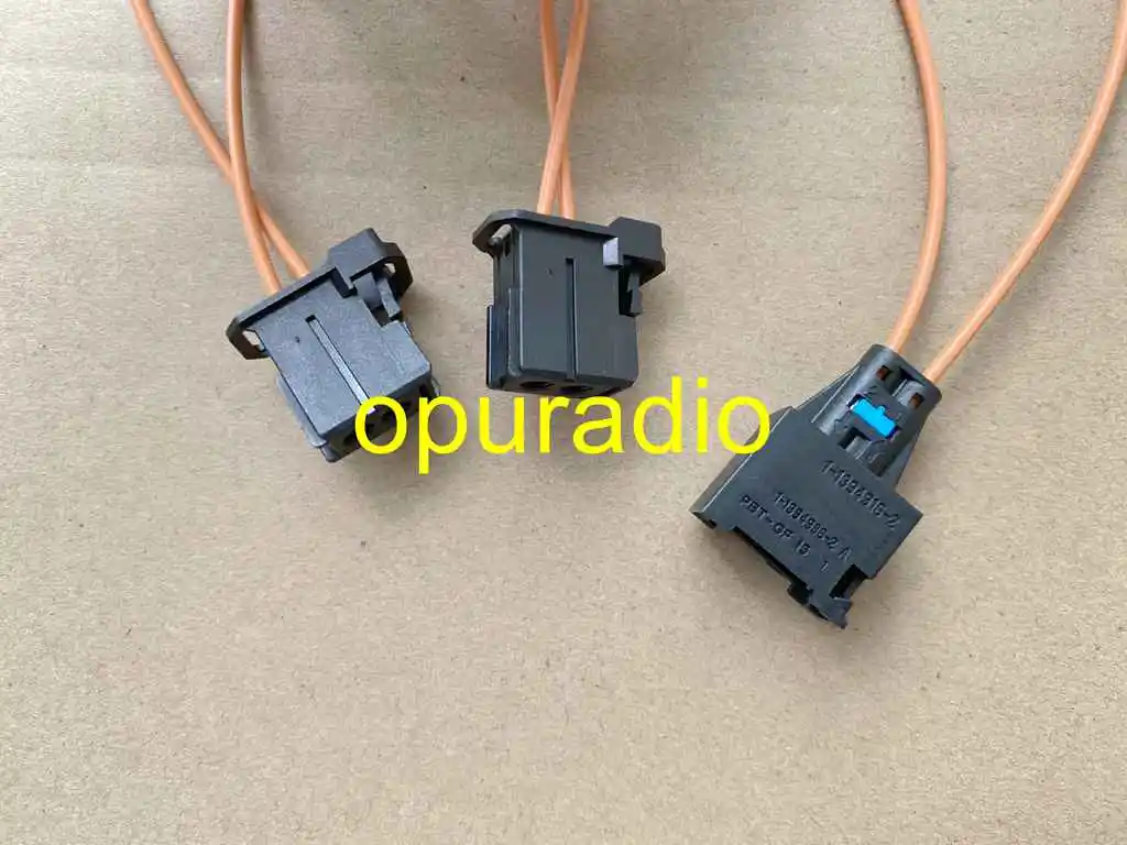 100CM MOST Optic Fiber Jumper Cable Multimedia Connectors for Audi BMW Mercedes Porsche etc.