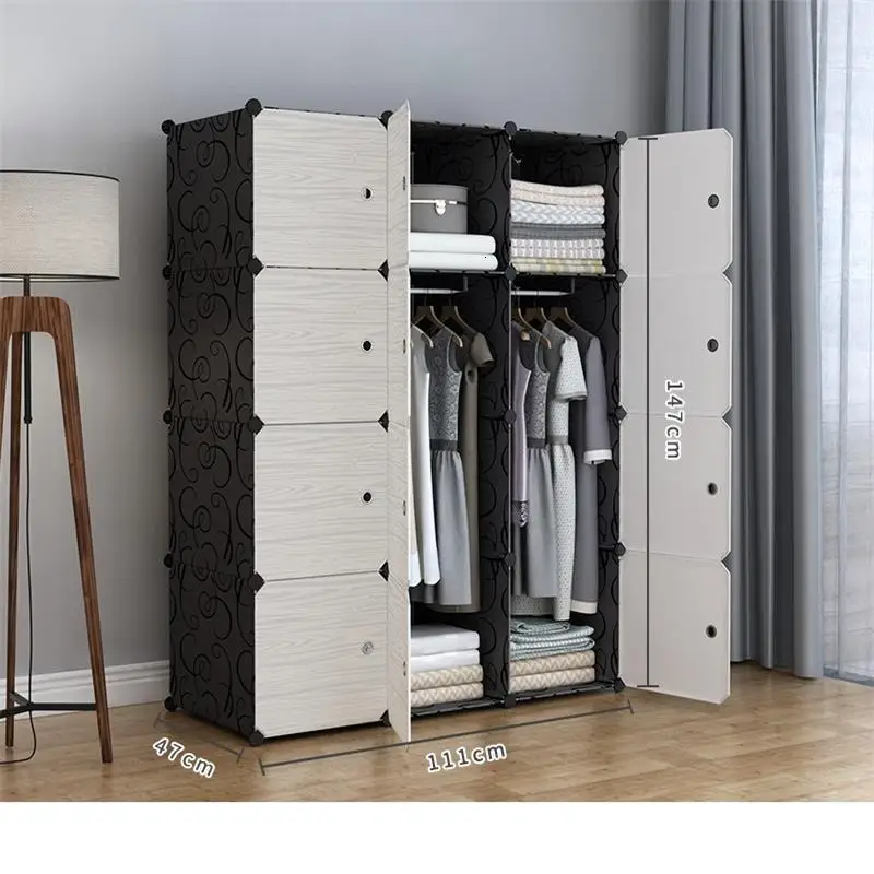 Armoire Rangement Szafa Armario Ropa Armadio Guardaroba Mobilya Mueble De Dormitorio Bedroom Furniture Closet Cabinet Wardrobe - Цвет: Version E