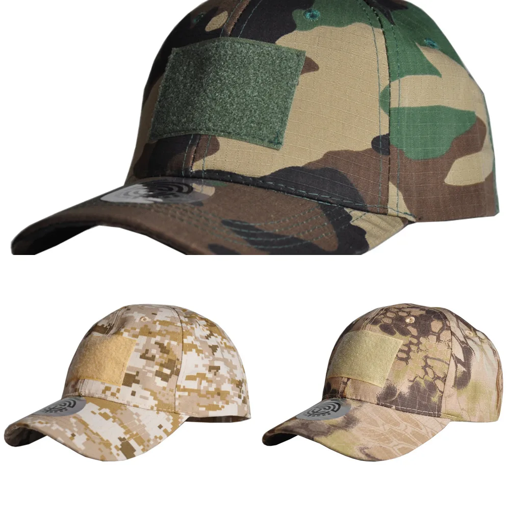 

HAN WILD Outdoor Hunting Cap Tactical Cap Sport Snapback Stripe Caps Camouflage Hat Simplicity Military Army Camo Hat Unisex