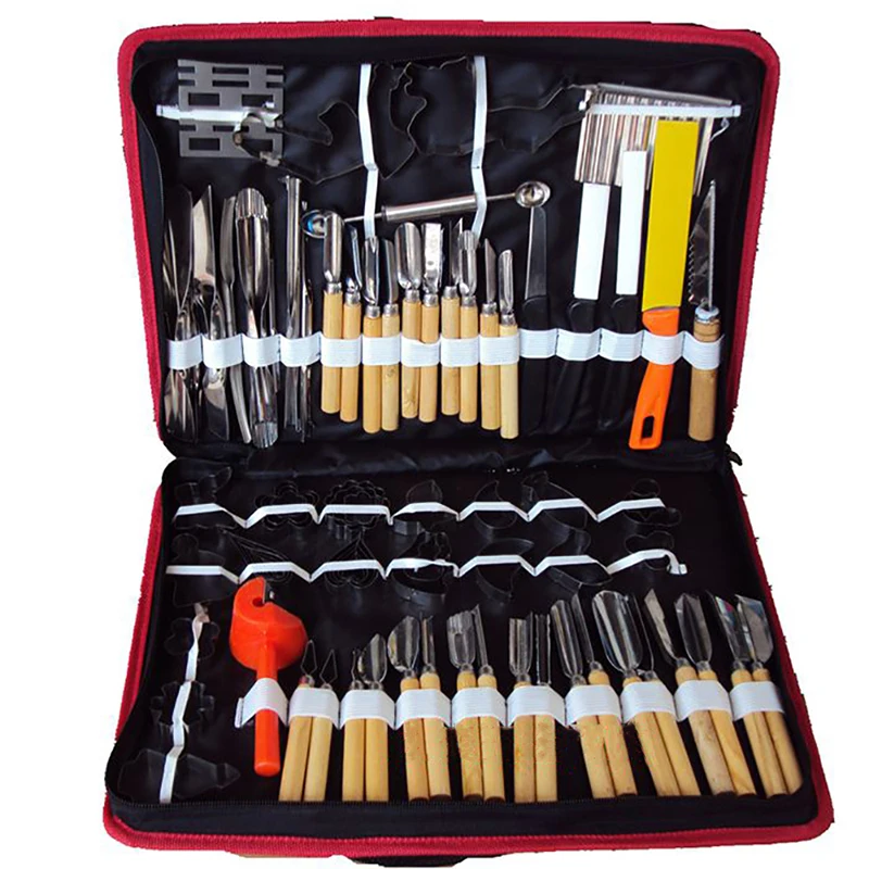 Kitchen & Dining Kitchen Utensils & Gadgets 80PCS/Set Culinary Carving