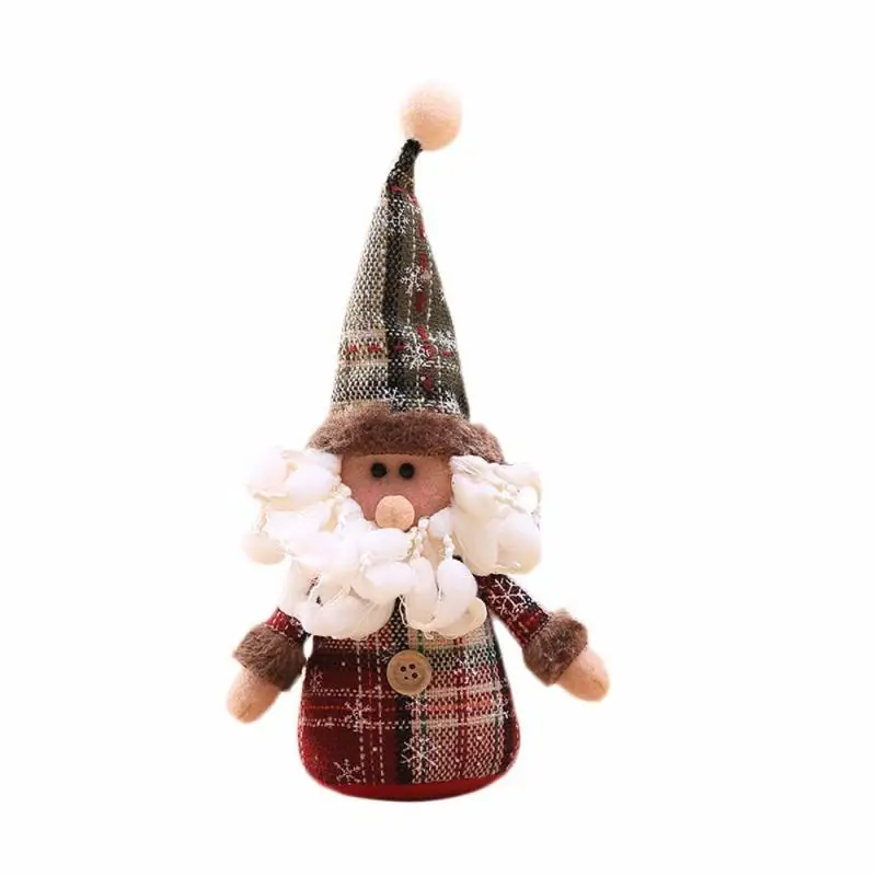Горячие Рождественские куклы игрушки Санта Клаус снеговик лося носки Рождественская елка висячие украшения для домашнего декора вечерние Navid подарок - Цвет: D01