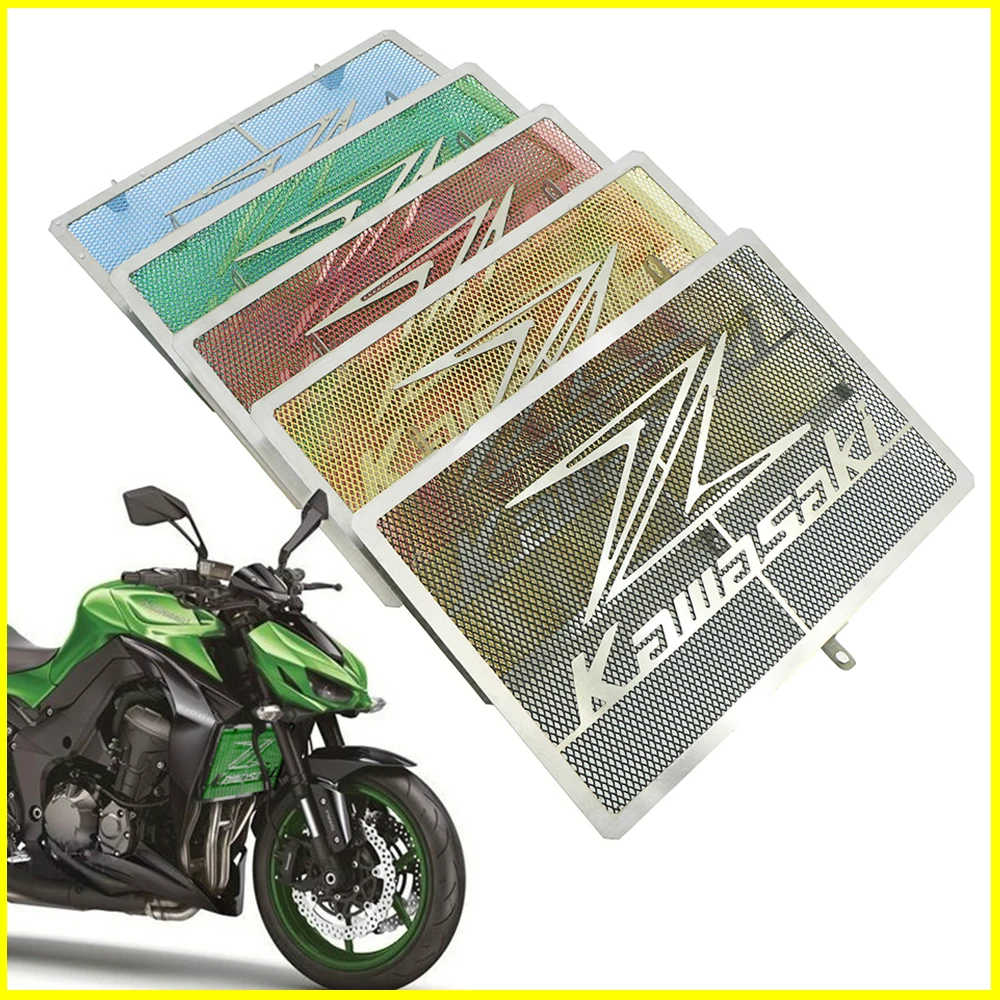 Защита радиатора мотоцикла для Kawasaki Z750 Z800 Z1000 NINJA1000 Z1000SX ZR1000F ZR1000G защитная крышка
