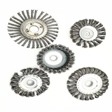 Поставка 3-дюймовая пленка кручения проволоки чаша проволочные катушки полировка для удаления ржавчины проволочные катушки параллельный провод колеса тонкой нити провод параллельные