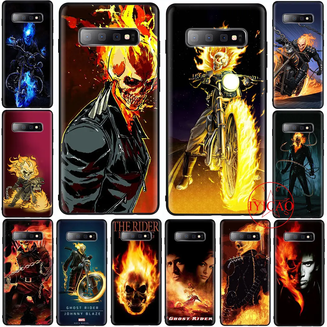 Movie Ghost Rider Soft Case for Samsung S6 S7 S8 S9 S10 Edge S10e Note 8 9 10 Plus Cover | Мобильные телефоны и