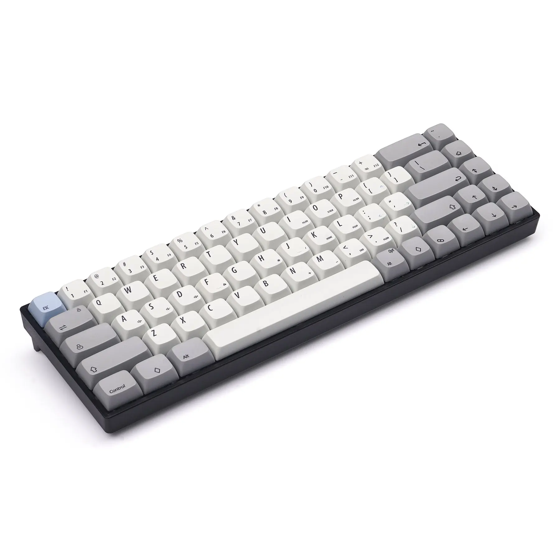 Kbdfans Np Pbt Grey And White Keycaps Set Mice & Keyboards
