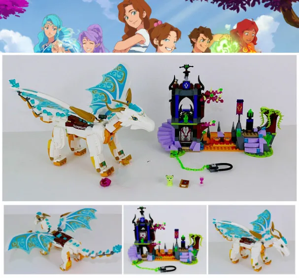 

New Elves Fairy Long After Rescue Dragon Girls Fit Legoings Elves Fairy Friends Building Blocks Bricks Diy Toys Gift Kid