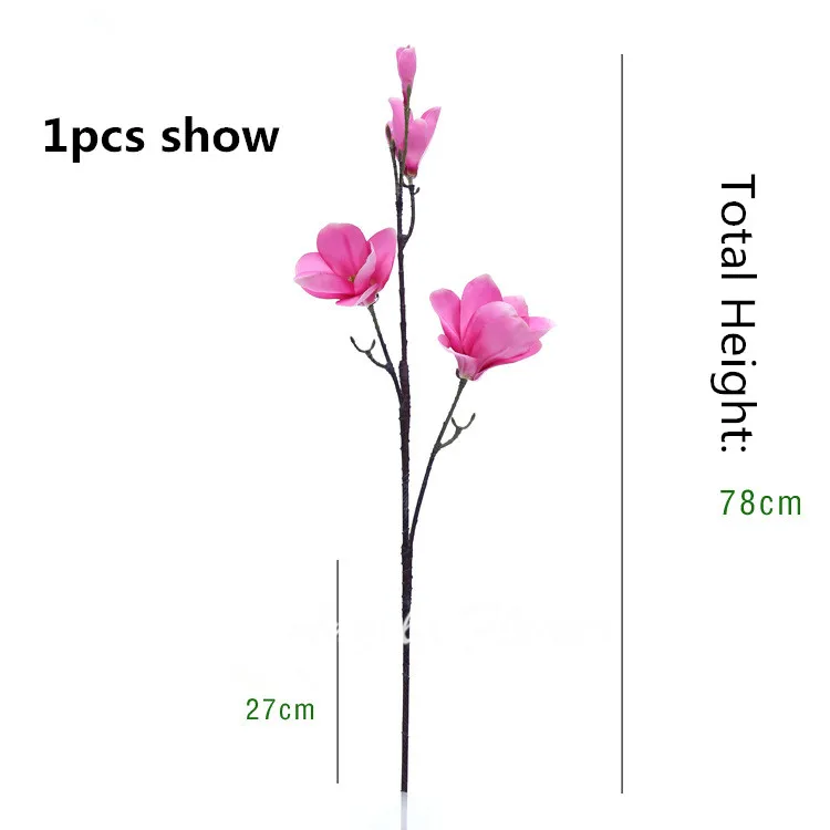 Высокое качество шелковые магнолии цветок Искусственный Декоративный свадебный цветок букет Простой Большой размер искусственная Орхидея для украшения дома