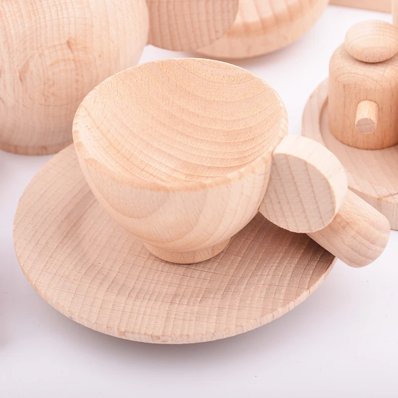 Игрушка Woo деревянная имитация китайского чайного сервиза игровой домик над