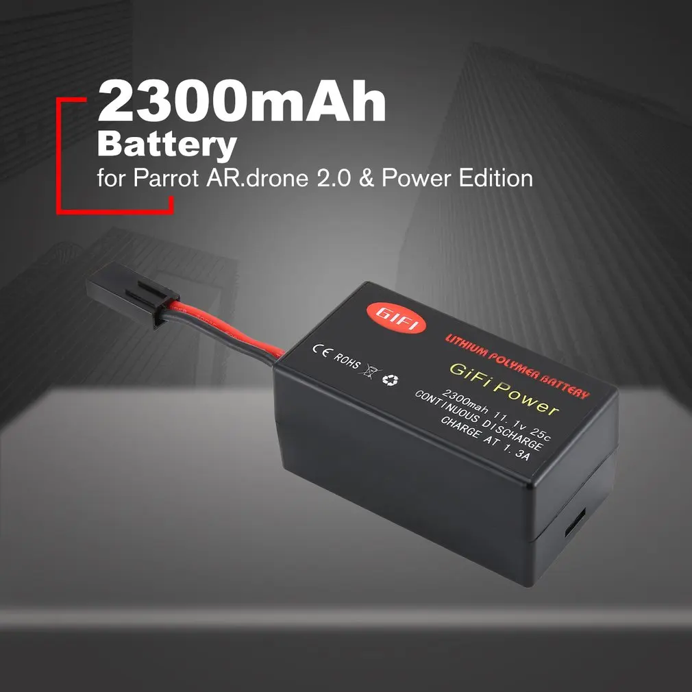 11,1 V 1500 mAh/2600 mAh/2000 mah/2300 mah обновленная Замена Lipo батарея легкий аккумулятор для дрона для Parrot Ar. Drone 2,0