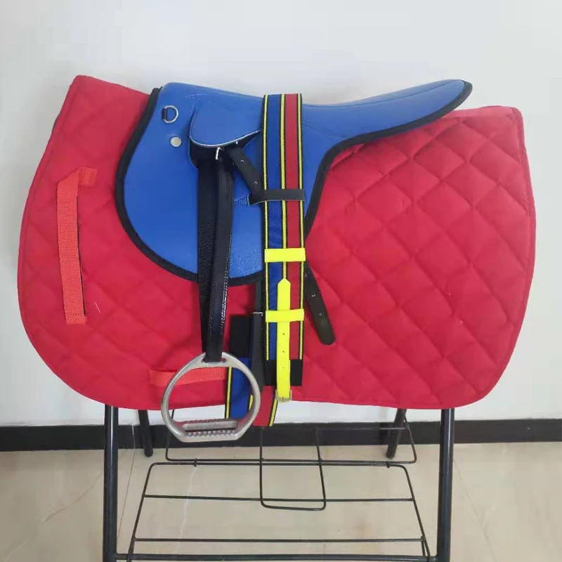 Harness Supplies Thickened Morning Exercise Saddle Speed Saddle Full Set Racing Equestrian Supplies Horse Pad