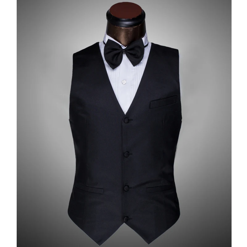 Men Classic Black White Slim Fit Lapel Tail Coat Tuxedo Wedding Groom Wear Stage Singer 4 Piece Suits Jacket Vest Pants XS-4XL Men Classic Black White Slim Fit Lapel Tail Coat Tuxedo Wedding Groom Wear Stage Singer 4 Piece Suits Jacket Vest Pants XS-4XL