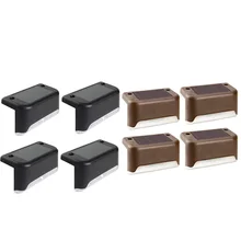 Lumière LED solaire imperméable pour escalier, jardin, cour, terrasse, garde corps, marches, belle lumière