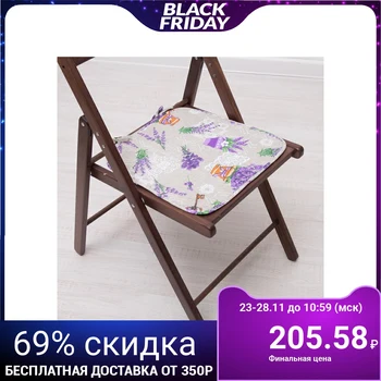 

Pillow for a chair with ties "Lavender", 35x38 cm, calico 125g / m, xl100%