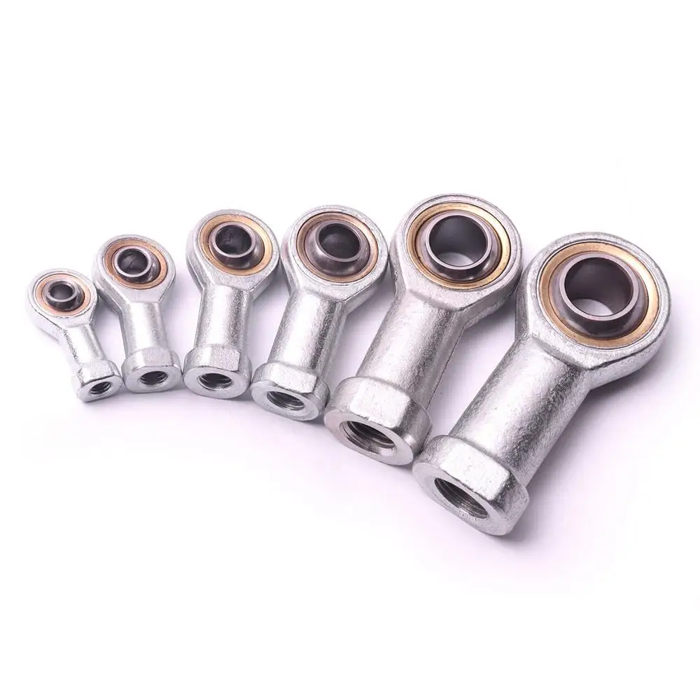 Ochoos 6Pcs/Set Professional Ball Bearing Widely Used in Hydraulic Cylinder Bearing Steel Rod End Joint M6-M18 Oscillating Bearings Ochoos 6Pcs/Set Professional Ball Bearing Widely Used in Hydraulic Cylinder Bearing Steel Rod End Joint M6-M18 Oscillating Bearings