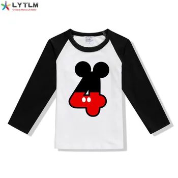 

LYTLM 4th Birthday Boy Baby T Shirts Newborn Baby Girl Clothes Brand Baby Anniversaire Enfant Tee Shirt Garcon Baby Boy Tshirt