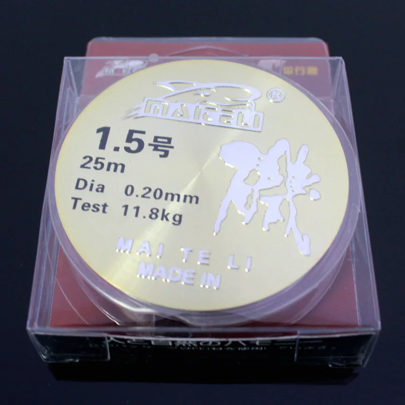 Fishing Line 25m Super Strong Lure Nylon Rock Nylon Clear Sub Main Monofilament Carp Pesca