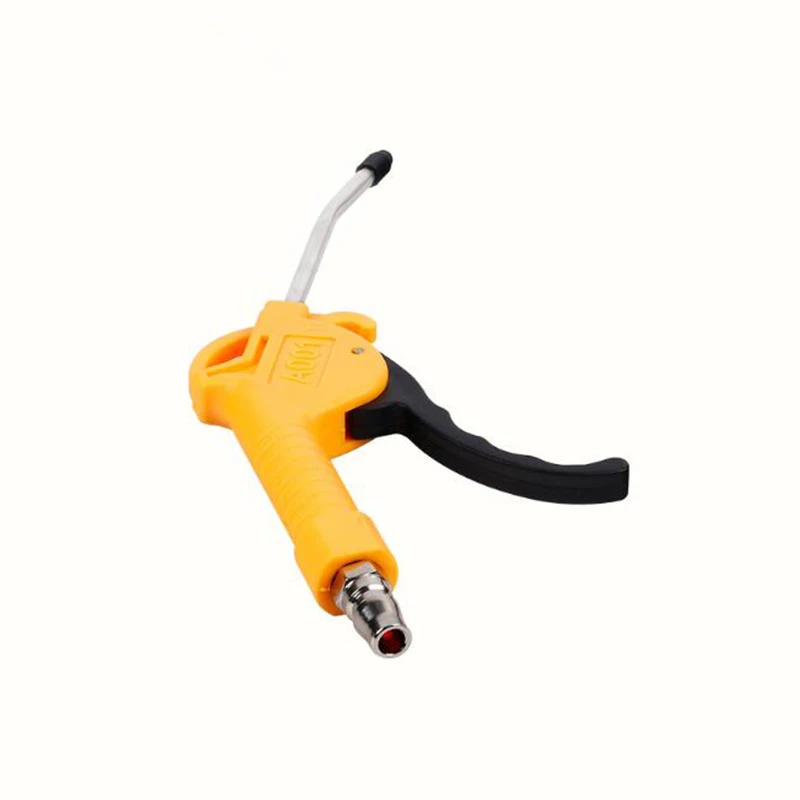 Air Blow Gun Yellow Angled Nozzle Plastic Handle Dust Gun Air Compressor Air Pump AR-TS