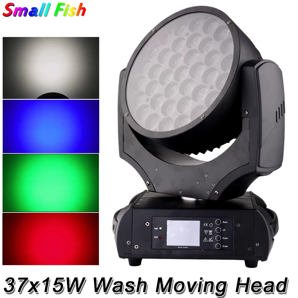 

Super-Slim ROBIN 600+ LED Wash 37X15W RGBW 4IN1 LED Moving Head Wash Lights Good For Party Wedding Carnival Discos Free Shipping