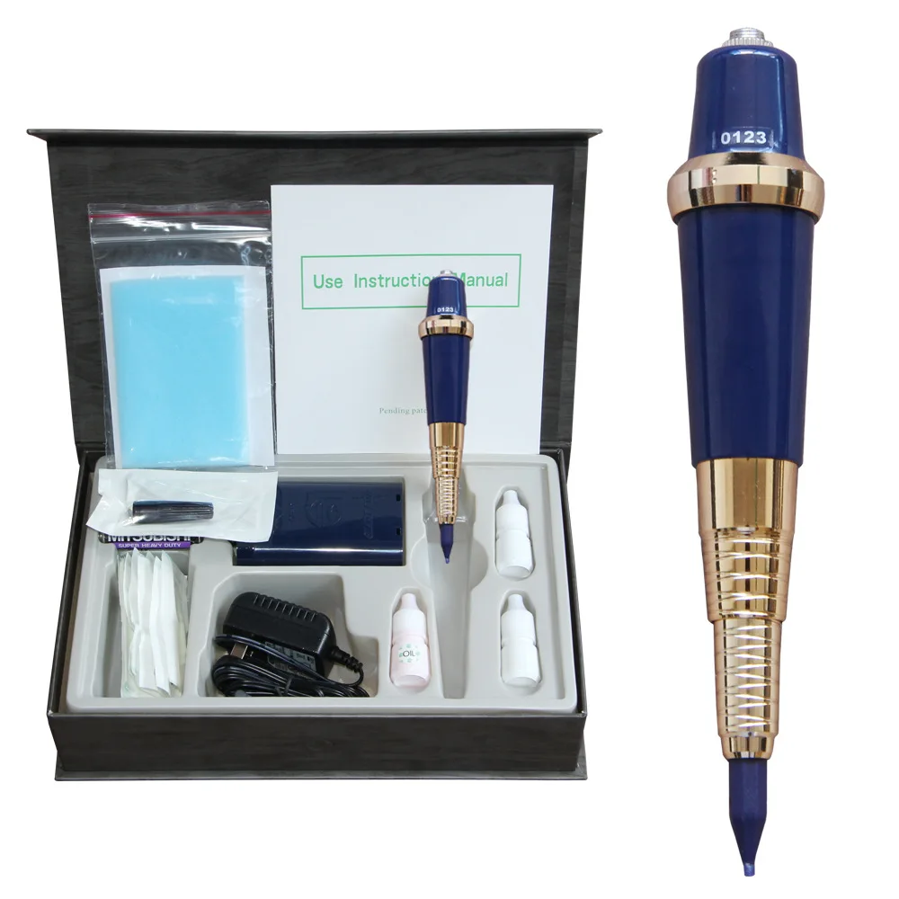 

High Quality 1 Set Original Taiwan Wagner USA Giant Sun Permanent Makeup Machine Eyebrow Eyeliner Lip Tattoo Machine Tattoo Kit
