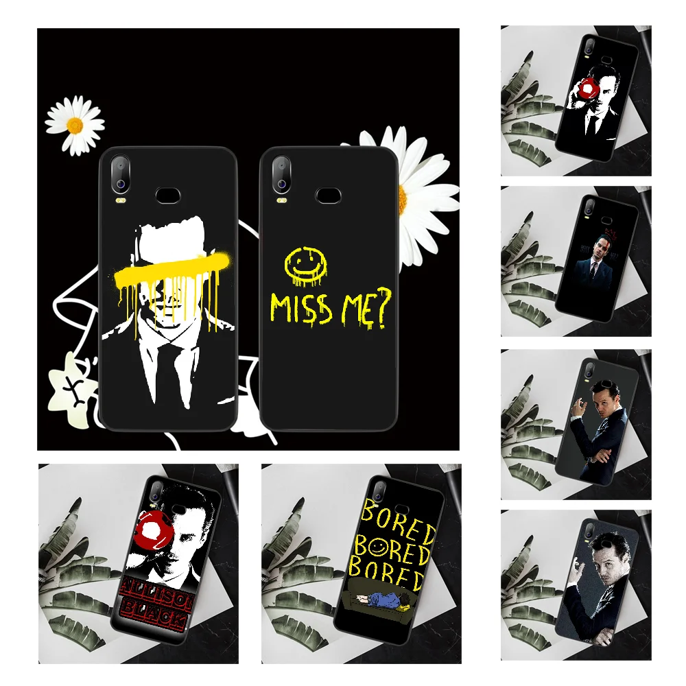 NBDRUICAI Sherlock Moriartee Soft black Phone Case For Samsung A10 A20 A30 A40 A50 A70 A71 A51 A6 A8 2018 | Мобильные телефоны и