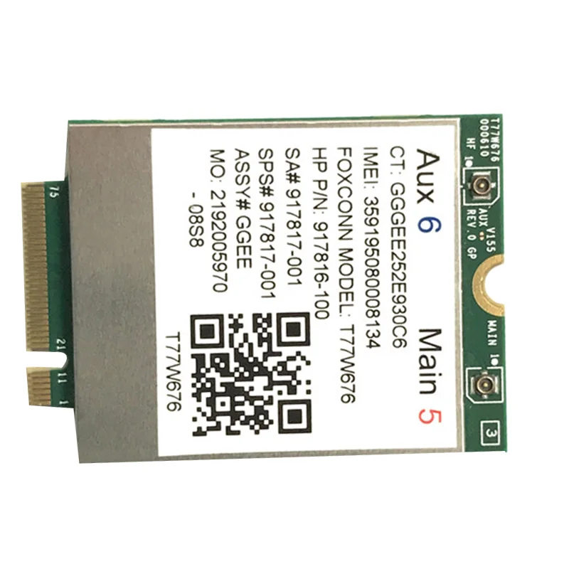Lt4220 X12 LTE T77W676 917817 100 4G WWAN M.2 450 Мбит/с модем для Elite X2 1030 G3 EliteBook X360 G3|Сетевые карты| |
