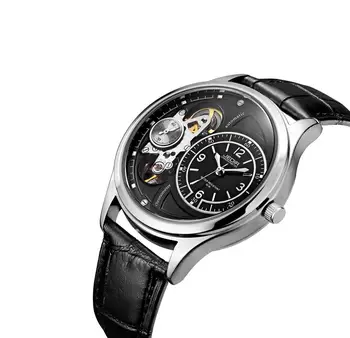 

Men Watches JEDIR Black Leather Strap Quartz Wristwatch Brand Fashion Decoration Clock Relogio Mascilino Business Men's Watch