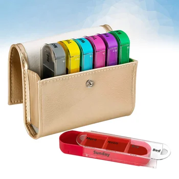 

28-Grid Pill Cases Outdoor Pill Holder Medcial Supplies for Men Elder Family