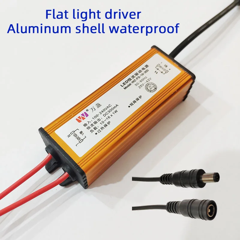 Fonte de alimentação led driver ultra fino painel plano luz transformador retificador constante atual à prova dwaterproof água 8w 12 18 28 38 48w