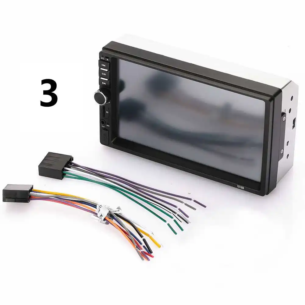 2-Din Bluetooth автомобильный MP5 USB/TF/AUX FM радио GPS Навигация стерео двухъядерный автомобилей MP5 плеер
