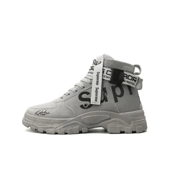 

Men's Boots Combat Boots Mid Boots Military Boots Desert Boots Non-mainstream Boots Young People Love Sports wear shoes Suede