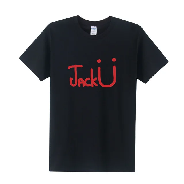 blackB MC DJ Skrillex футболка Jack U Футболка DJ Skrillex Music Logo унисекс футболка Diplo Snake Черная Футболка MIX music life крутая футболка - Цвет: blackB