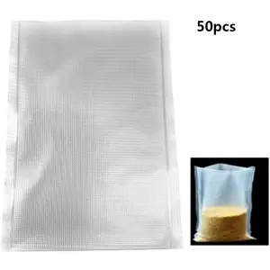 Acheter 50PCS Load Fast Melt PVA Bags Organized Fish Feed Bag Fish Bait Bag  Carp Fishing