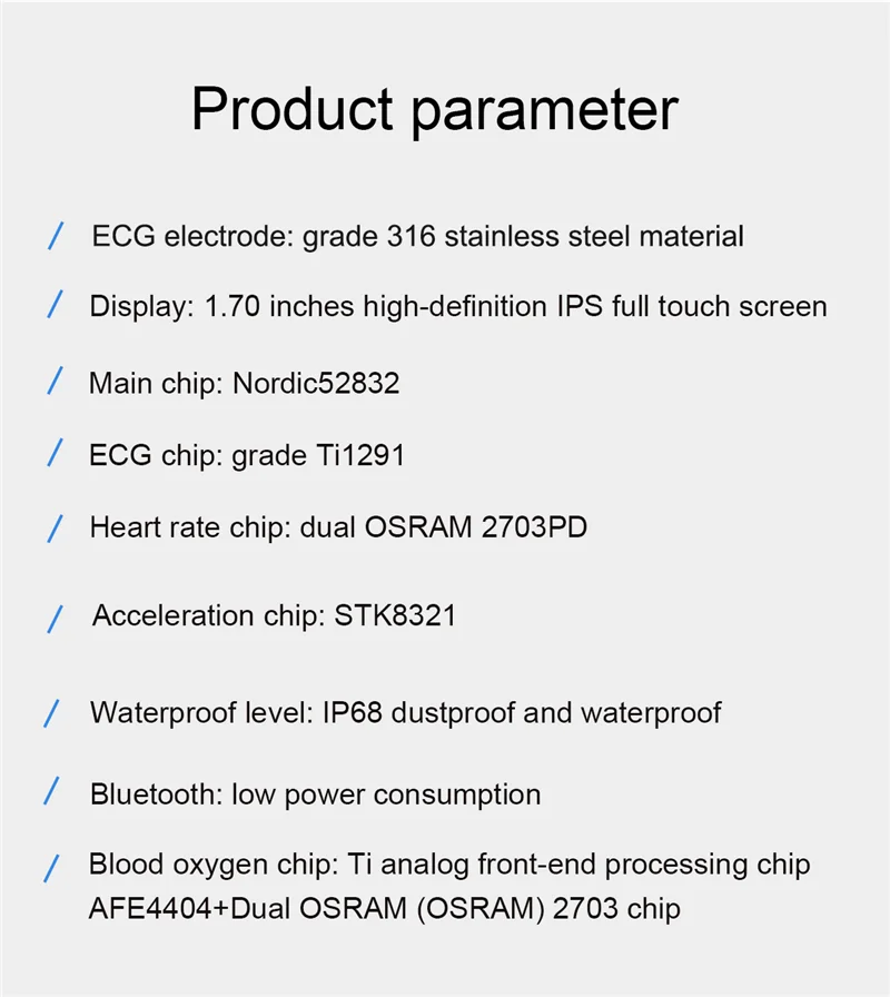 UGUMO New Smart Watch for Men women Ecg PPG Smartwatch  Oxygen Temperature Monitor blood pressure gauge watch Fitness bracelet