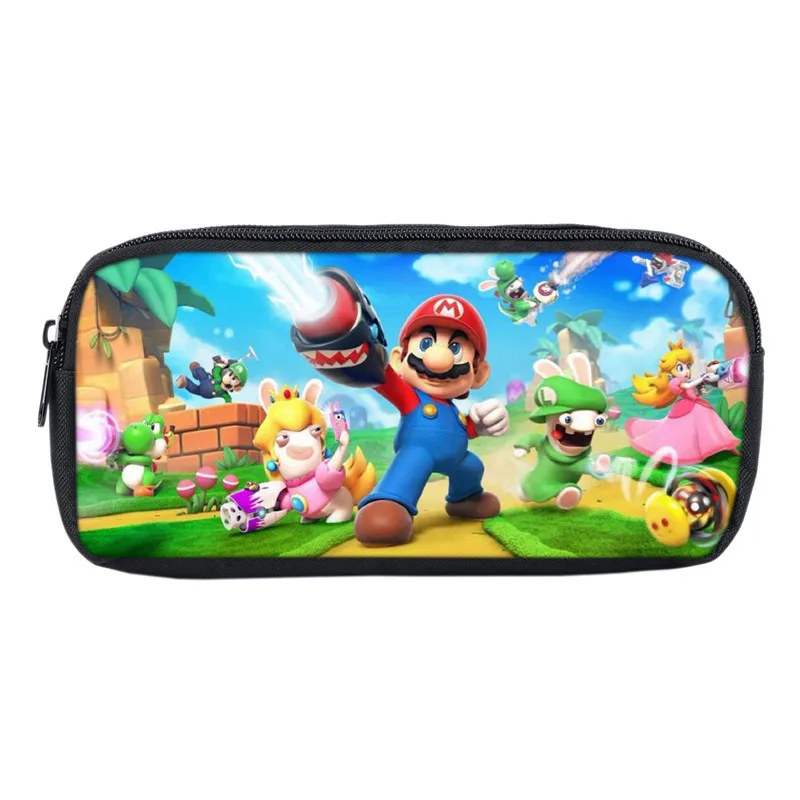 Мультфильм trousse Марио smash bros косметички Карандаш сумка для мальчиков и девочек пенал обратно в школу чехол поставки Детская сумка