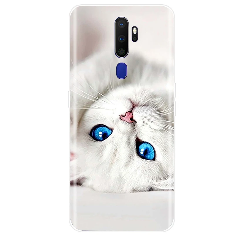 For OPPO A5 2020 Case Soft TPU Silicone Case For OPPO A9 2020 Case Color Pattern Back Cover Coque Fundas OPPO A5 A9 2020 Cases waterproof phone pouch for swimming