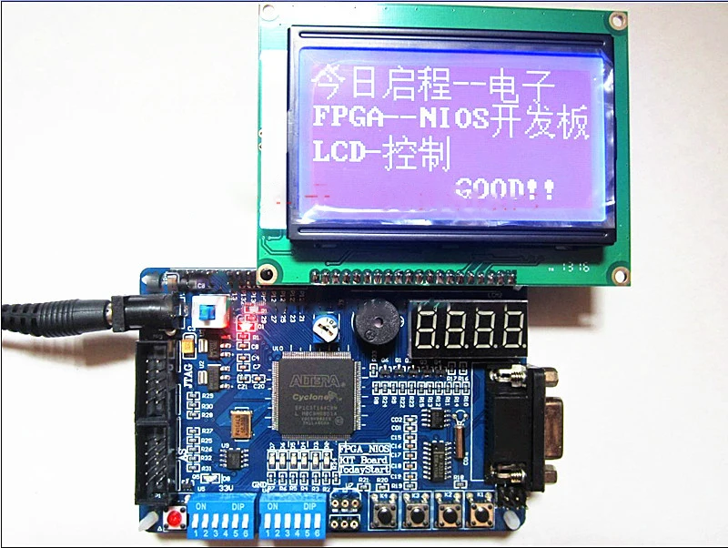 Fpga Cyclone Altera Fpga Ep1c3t144 Placa de Aprendizagem Mais Usb Blaster Jtag Programador Quadro demonstração - Imagem 6