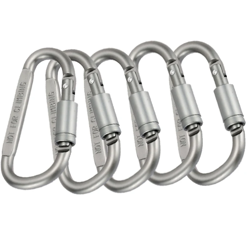 

Outdoor Camping Equipment Super Hard Aluminum Carabiner Hunting Equipment Survival Kit Lock Tool Lightweight Safety Locking TX3
