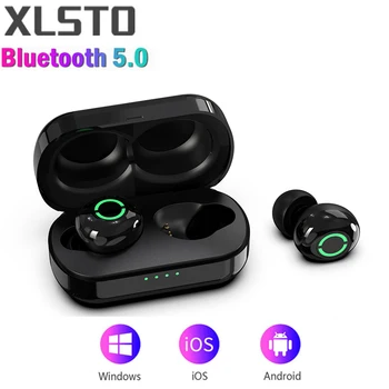 

XLSTO Wireless Earphones TWS Bluetooth 5.0 Noise Reduction Touch Control Mini Sport Earbuds 8D Stereo Binaural HD Call Earphones
