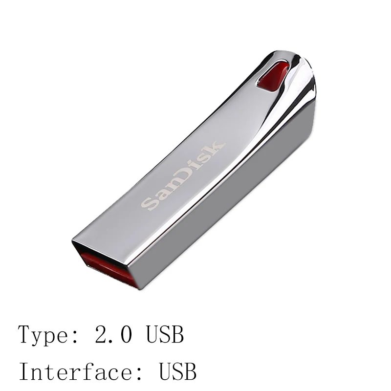 Флеш-накопитель USB sandisk 32, 64, 16 ГБ, флешка 64 ГБ, 32 ГБ, 16 ГБ, флеш-накопитель 2,0, USB флешка, диск на ключ, память для телефона - Цвет: CZ71