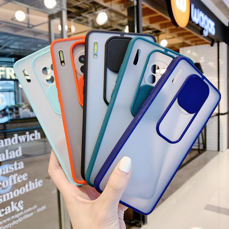 Чехол для Huawei Mate 20 Pro жесткий прозрачный матовый защитный чехол из поликарбоната
