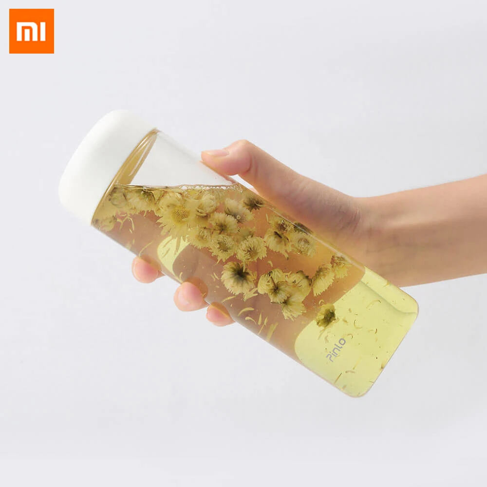 

Xiaomi Mijia Pinlo Portable Drinking Cup Thicken Tritan Bottle 500ML Heat-Resistant Cooking Cup with Strap for Exercise Running