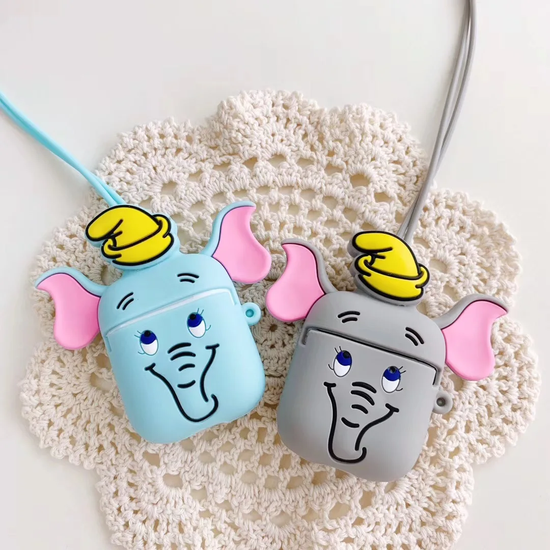 Cute Cartoon Headset case For AirPods 1:1 Case for air pods 2 i12 tws i10 i30 i11 i7s i9s i60 Bluetooth Earphone silicon cover