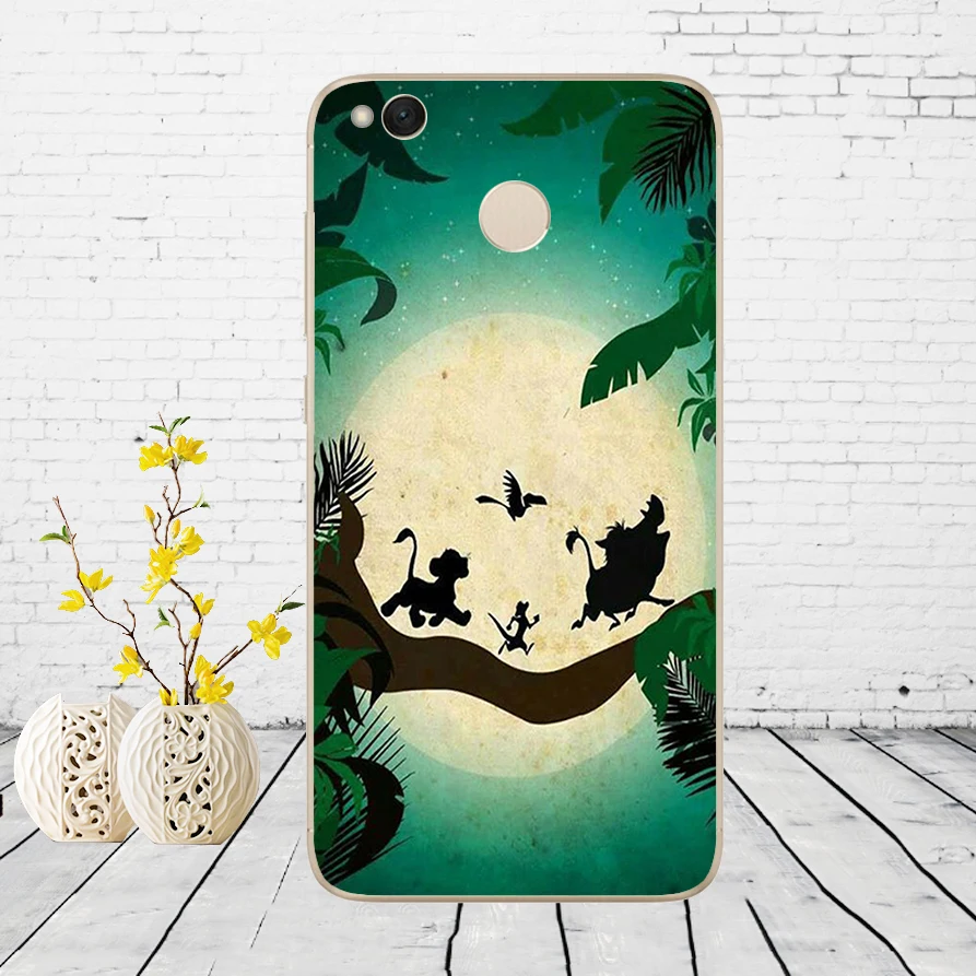103DD hakuna matata Король Лев Мягкий силиконовый чехол для Xiao mi красный mi 4a 5 plus Note 4 4x 5a pro mi a1 чехол
