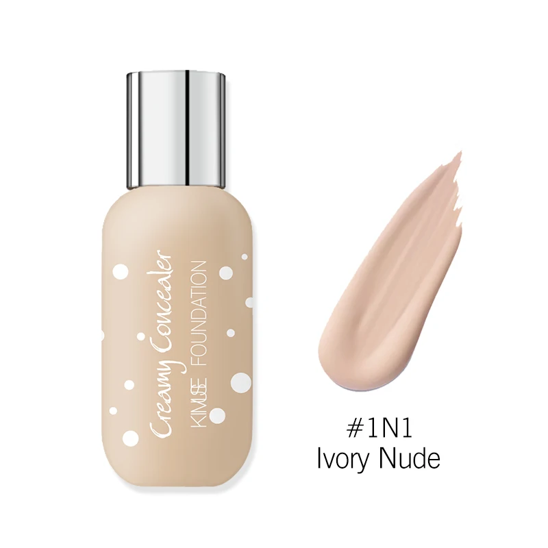 1N1 Kimuse 24H Pro-Matte power износ основа крем Основа макияж профессиональный MatteMake Up жидкий консилер водонепроницаемый натуральный бренд - Цвет: 1N1