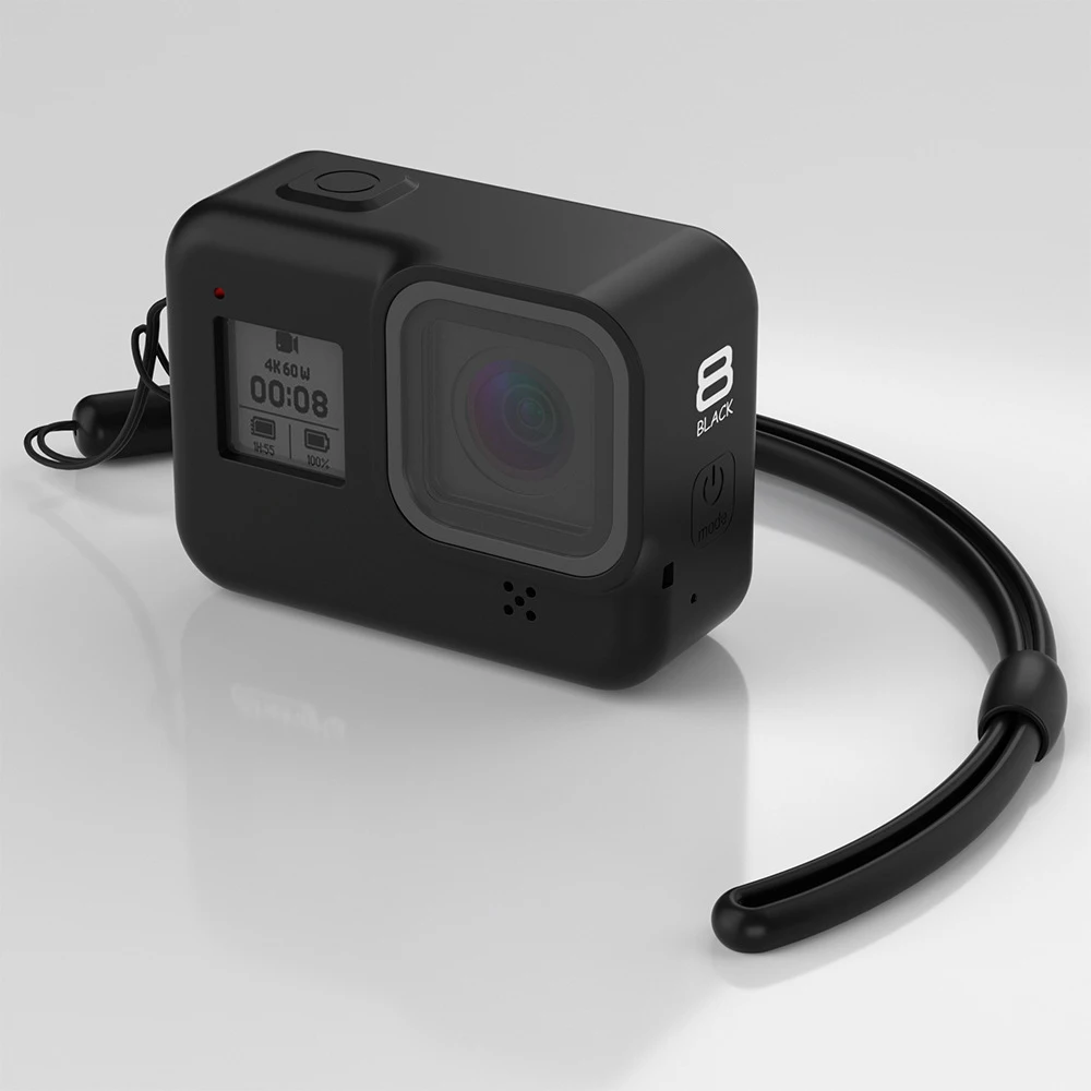 Цветной Мягкий силиконовый чехол для экшн камеры GoPro 8|Чехлы экшн-камер| |