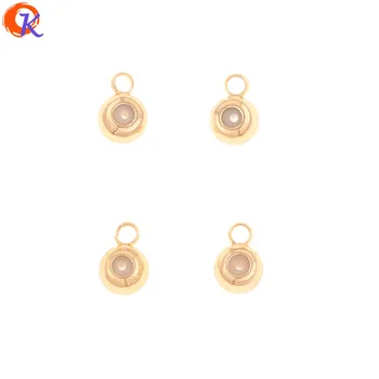 

Cordial Design 100Pcs 5*7MM Jewelry Accessories/Round Bead Shape/Genuine Gold Plating/Hand Made/Earring Findings/DIY Connectors