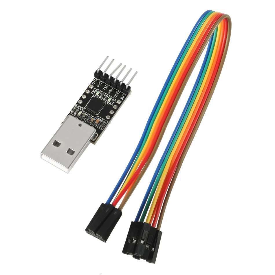 CP2102 USB 2 0 к TTL UART модуль 1 шт. 6-контактный последовательный преобразователь STC